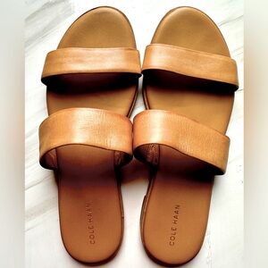 Cole Haan Findra Slide Pecan Leather